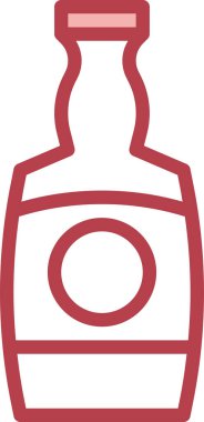 Brandy simgesi, vektör illüstrasyonu