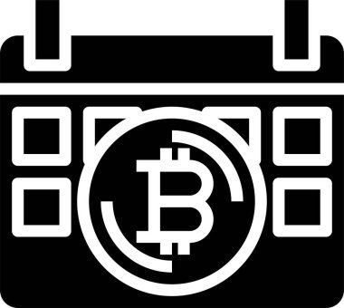 Takvim simgesi, vektör çizimi