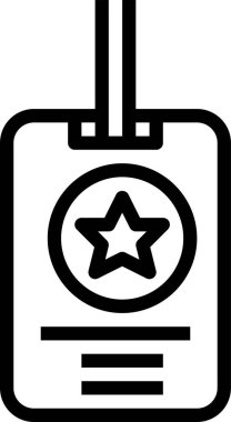 VIP simgesi vektör illüstrasyonu