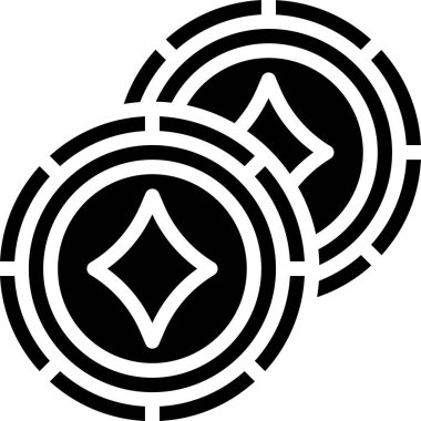 Poker konsepti vektör illüstrasyonu 