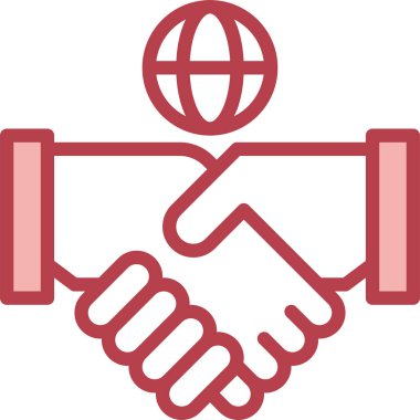 Yabancı dostu simge, vektör illüstrasyonu