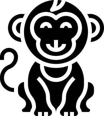 hayvan simgesi vektör illüstrasyonu 