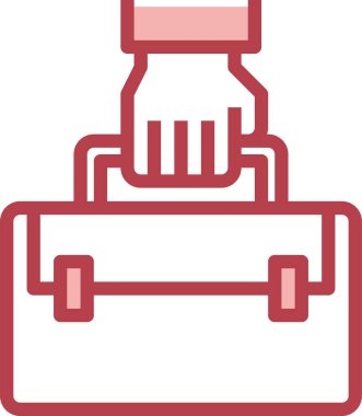 iş ve mali simge konsept vektör çizimi 