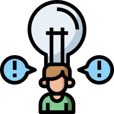 Çözüm simgesi, vektör illüstrasyonu bul