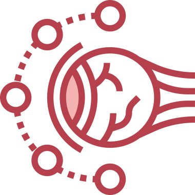 Göz simgesi vektör illüstrasyonu 