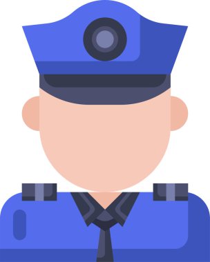 Kaptan simgesi, vektör illüstrasyonu