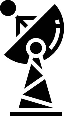 uydu istasyonu vektör illüstrasyonu