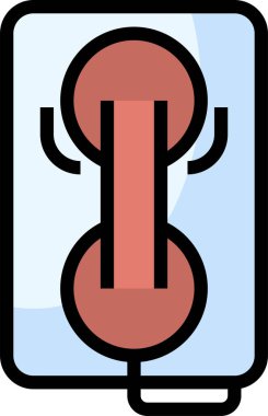 telefon konsepti vektör illüstrasyonu 