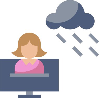 Tahmin simgesi, vektör illüstrasyonu