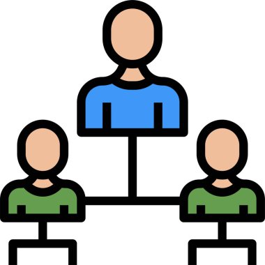 Komut simgesi zinciri, vektör çizimi