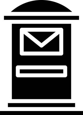 Posta kavramı simge vektör çizim 