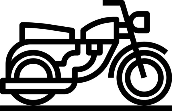 Icono Bicicleta Ilustración Vectorial — Archivo Imágenes Vectoriales