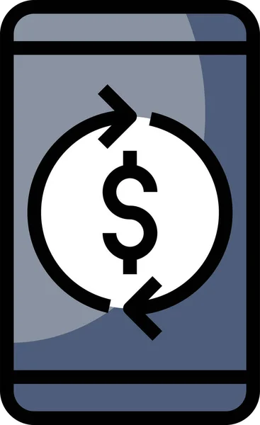 Geld Konzept Symbol Vektor Illustration — Stockvektor