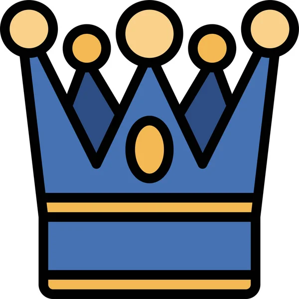 Значок Корони Векторна Ілюстрація — стоковий вектор