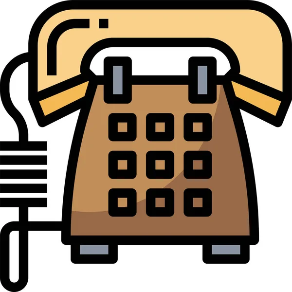 Telefon Konsepti Vektör Illüstrasyonu — Stok Vektör