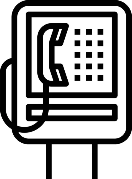 Telefon Konzept Symbol Vektor Illustration — Stockvektor