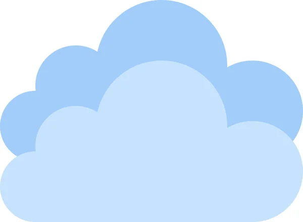 bulut simgesi, vektör illüstrasyonu