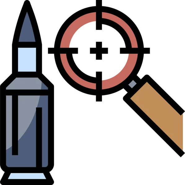 Ilustrace Vektoru Vojenské Vědy — Stockový vektor