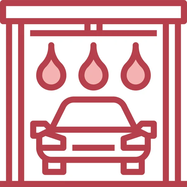 Εικονίδιο Υπηρεσιών Αυτοκινήτων Διανυσματική Απεικόνιση — Διανυσματικό Αρχείο
