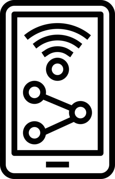 Kablosuz Bağlantı Konsept Vektör Çizimi — Stok Vektör
