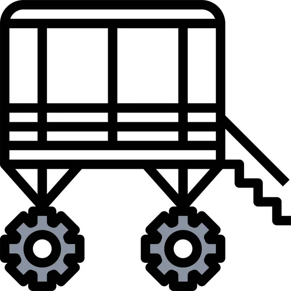 Conceito Transporte Gráfico Ícone Vetor Ilustração —  Vetores de Stock