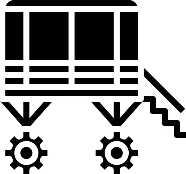Obrázek Vektoru Grafické Ikony Dopravní Koncepce — Stockový vektor