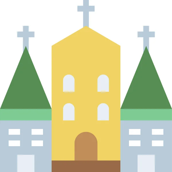 Religion Und Gebetskonzept Icon Vektor Illustration — Stockvektor