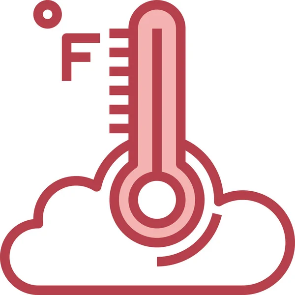 Ícone Fahrenheit Ilustração Vetorial —  Vetores de Stock