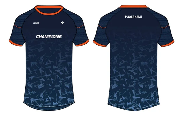 Modèle Vectoriel Conception Shirt Sport Camouflage Concept Maillot Sport Avec — Image vectorielle