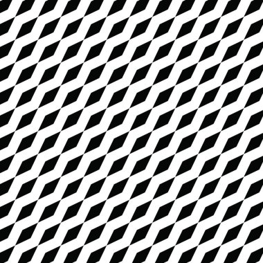 Kumaş ve tekstil baskı, ambalaj kağıdı ve ambalaj, web pankartları için beyaz zemin üzerinde kusursuz paralel kenarlı geometrik desen vektörü