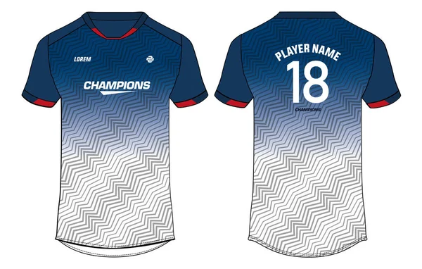 Modèle Vectoriel Conception Shirt Maillot Sport Concept Maillot Football Avec — Image vectorielle