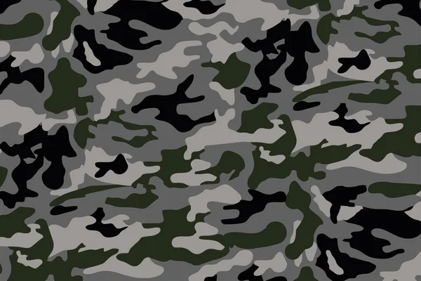 Naadloze Camouflage Abstract Patroon Militaire Camouflage Herhaling Patroon Ontwerp Voor — Stockvector