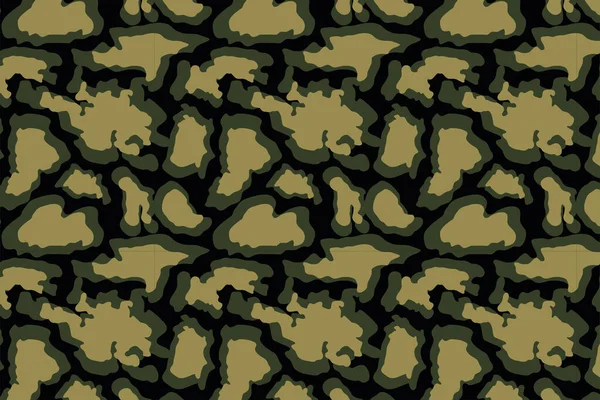 Modèle Abstrait Camouflage Sans Couture Motif Répétitif Camouflage Militaire Pour — Image vectorielle