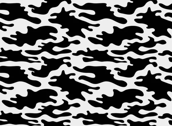 Seamless Classic Camouflage Abstract Pattern Military Camouflage Repeat Pattern Design — Vetor de Stock