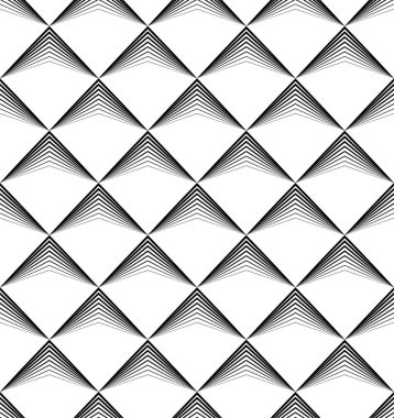 Siyah arkaplan üzerinde pürüzsüz yarım tonlu üçgen çizgili çizgi vektörü, kumaş ve tekstil baskısı için yarı tonlu üçgen desen, forma baskısı, ambalaj kağıdı, arkaplan ve ambalaj