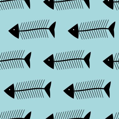 Desen balık kemikleri