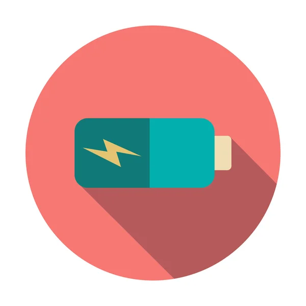 Batterij pictogram illustratie. — Stockvector