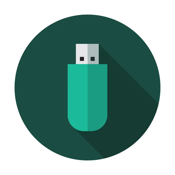 Εικονίδιο USB αστραπιαίας σκέψης — Διανυσματικό Αρχείο