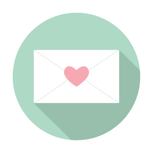 Love letter icon — Stock Vector