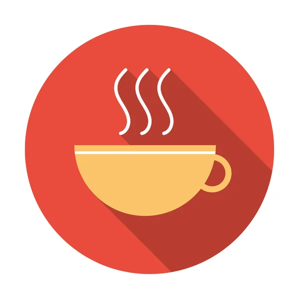 Forró kávét ikon — Stock Vector