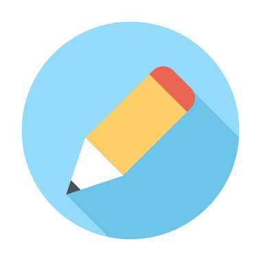 kurşun kalem simgesi illüstrasyon