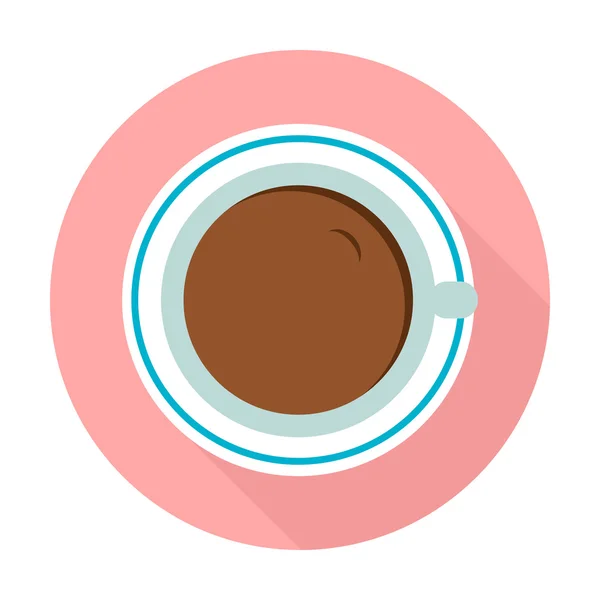 Forró kávé illusztráció — Stock Vector