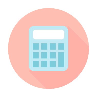 Hesap Makinesi Düz Simgesi