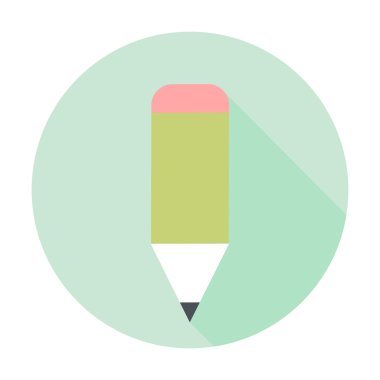 kurşun kalem simgesi illüstrasyon