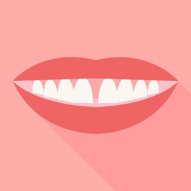 Abstract smile background