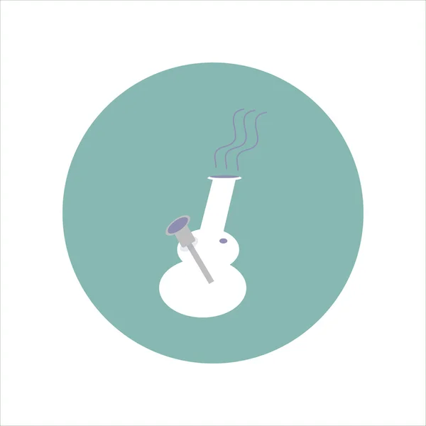 Bong for smoking icon — Stock Vector