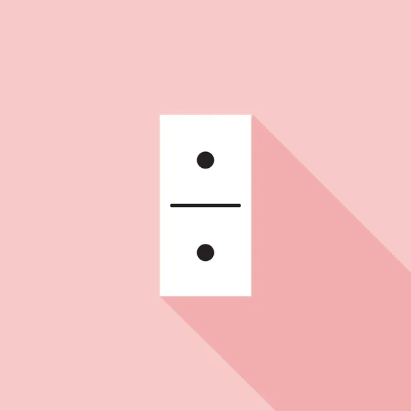 Domino ikon illusztráció — Stock Vector