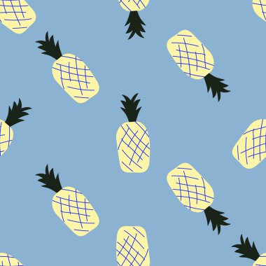 Sorunsuz ananas meyve deseni