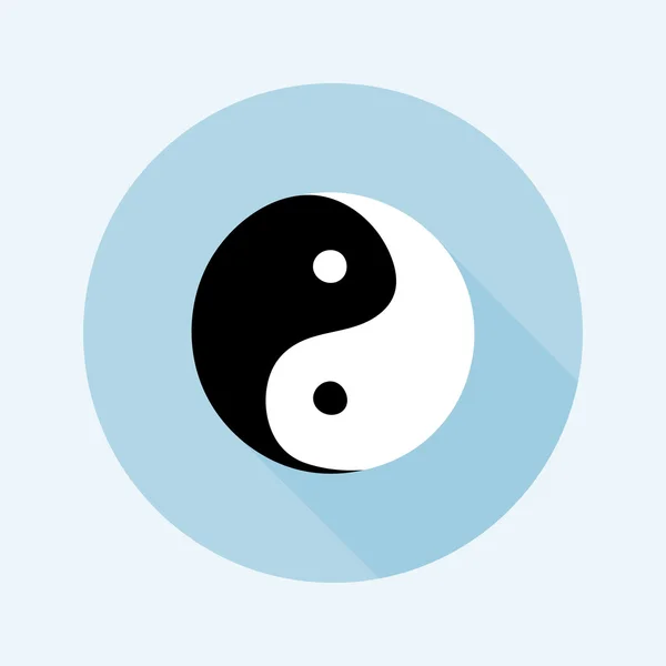 Símbolo Ying Yang — Vector de stock