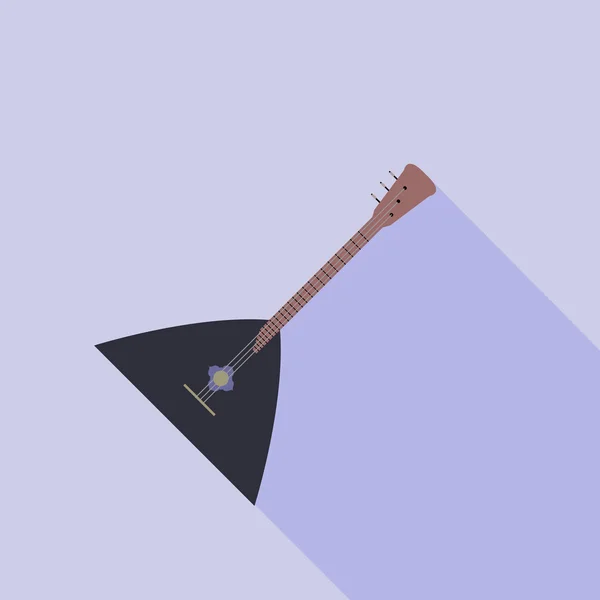 Balalaika pictogram geïsoleerd — Stockvector